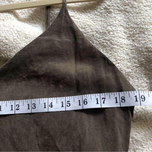 OZMA Anaise Maxi Slip Dress Cupro in Tobacco Size Large - Picture 15 of 15